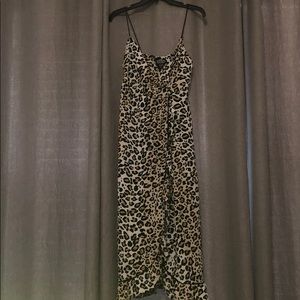 Cheetah Print Wrap Dress